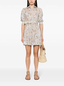 MC2 Saint Barth Hermione linen mini dress - Beige