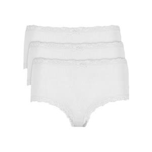 Nina Von C. Tailleslip "Cosy" met romantische bloemenkant aan taille en been (3 stuks)
