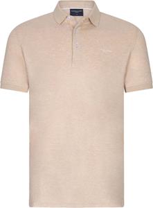 Cavallaro Napoli Cavallaro Bavegio Poloshirt Melange Beige
