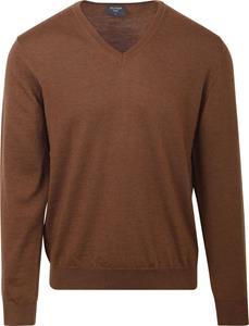 Sweater Olymp Casual Trui Wol Bruin