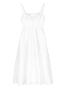 blancavita Blanca Vita Flared midi-jurk - Wit
