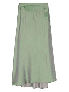 ASPESI Metallic wikkelrok - Groen