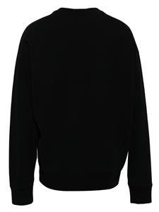 cafékitsuné CAFÉ KITSUNÉ Sweater met print - Zwart