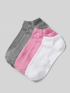 S.Oliver RED LABEL Sneakersokken met stretch in een set van 5 paar