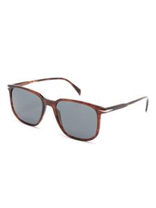 eyewearbydavidbeckham Eyewear by David Beckham Zonnebril met vierkant montuur - Bruin
