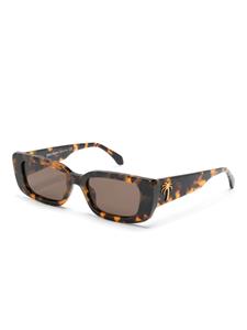 palmangelseyewear Palm Angels Eyewear Yosemite zonnebril met rechthoekig montuur - Bruin