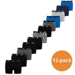 Puma Boxershorts Promo 12-pack Black / Blue Combo-S