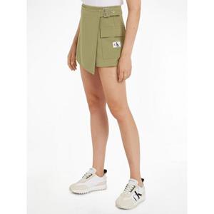 Calvin Klein Jeans Shorts BUCKLE WRAP MINI SKORT mit Logopatch