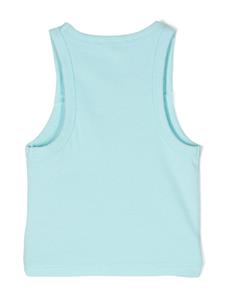 mc2saintbarthkids MC2 Saint Barth Kids Top met geborduurd logo - Blauw
