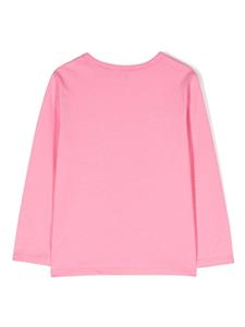 marcjacobskids Marc Jacobs Kids T-shirt met logoprint - Roze