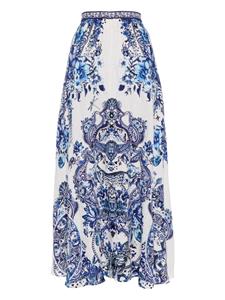 Camilla Linnen rok - Wit