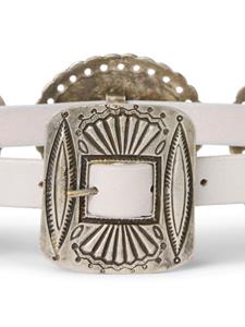 Polo Ralph Lauren buckle-embellished leather belt - Wit