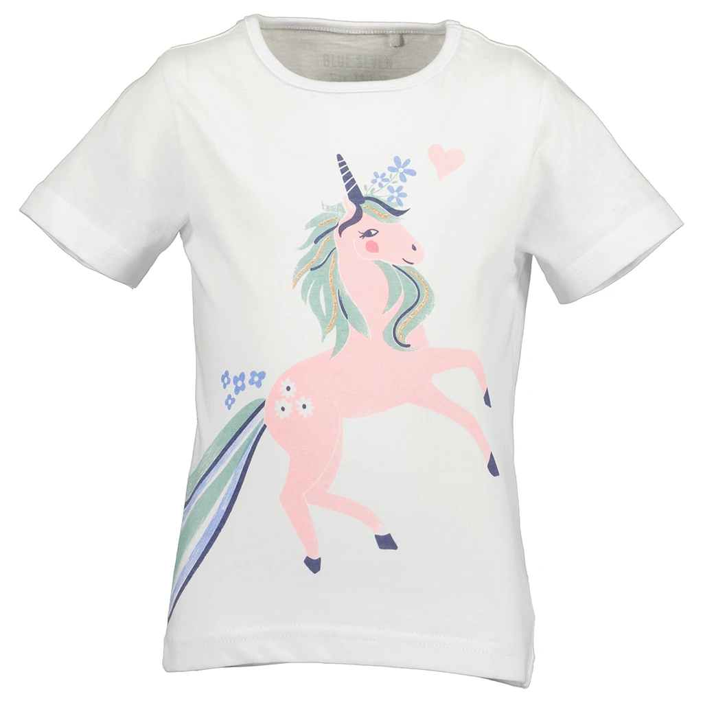 Blue Seven-collectie T-shirt Unicorn (white orig)