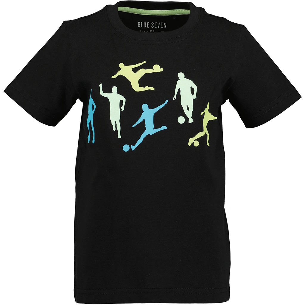 Blue Seven-collectie T-shirt Soccer (black orig)