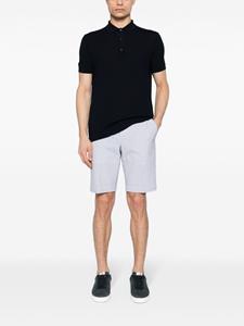 paul&shark Paul & Shark Poloshirt van scheerwol met textuur - Blauw