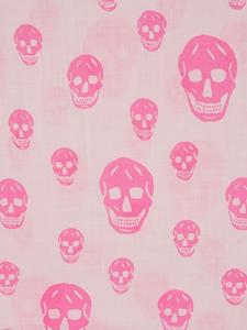 alexandermcqueen Alexander McQueen Sjaal met doodskopprint - Roze