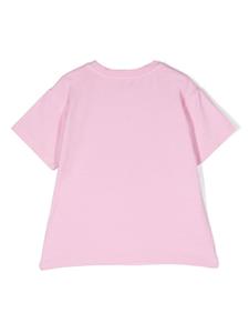 moschinokids Moschino Kids T-shirt met teddybeer patroon - Roze