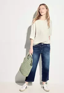 Cecil Kurzarmbluse - Bluse - Blusenshirt - Struktur Bluse