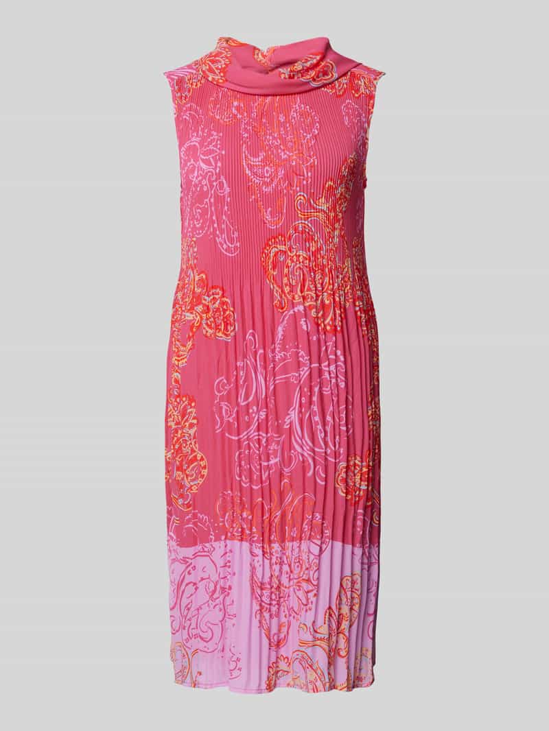 Betty Barclay Knielange jurk met plissévouwen