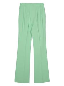 Ermanno Scervino crepe flared trousers - Groen