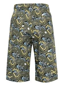 A.P.C. Shorts met grafische print - Groen