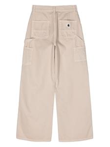 carharttwip Carhartt WIP Straight katoenen cargo jeans - Beige