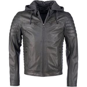 Maze Lederjacke "Lederjacke", mit Kapuze