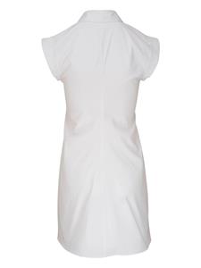 veronicabeard Veronica Beard Gesmockte blousejurk met kapmouwen - Wit