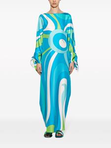 PUCCI Tuniekjurk met print - Blauw