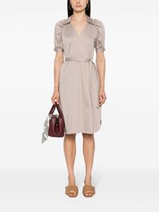 BOSS Midi-jurk met ceintuur - Beige