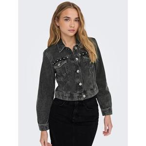 ONLY Jeansjacke "ONLLEANA STUD JACKET OTW"