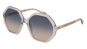 CHLOE CC0004S Teens Zonnebril, bruin transparant