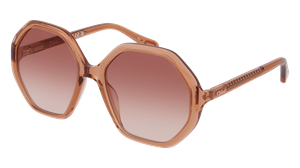 CHLOE CC0004S Teens Zonnebril, oranje transparant