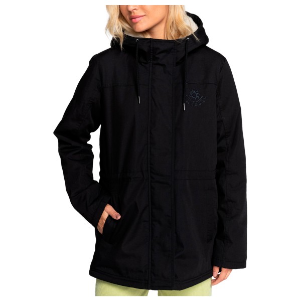 Billabong  Women's Simply The Best Jacket - Lange jas, zwart