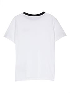 balmainkids Balmain Kids T-shirt met geborduurd logo - Wit
