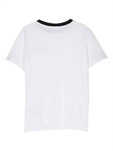 Balmain Kids T-shirt met geborduurd logo - Wit