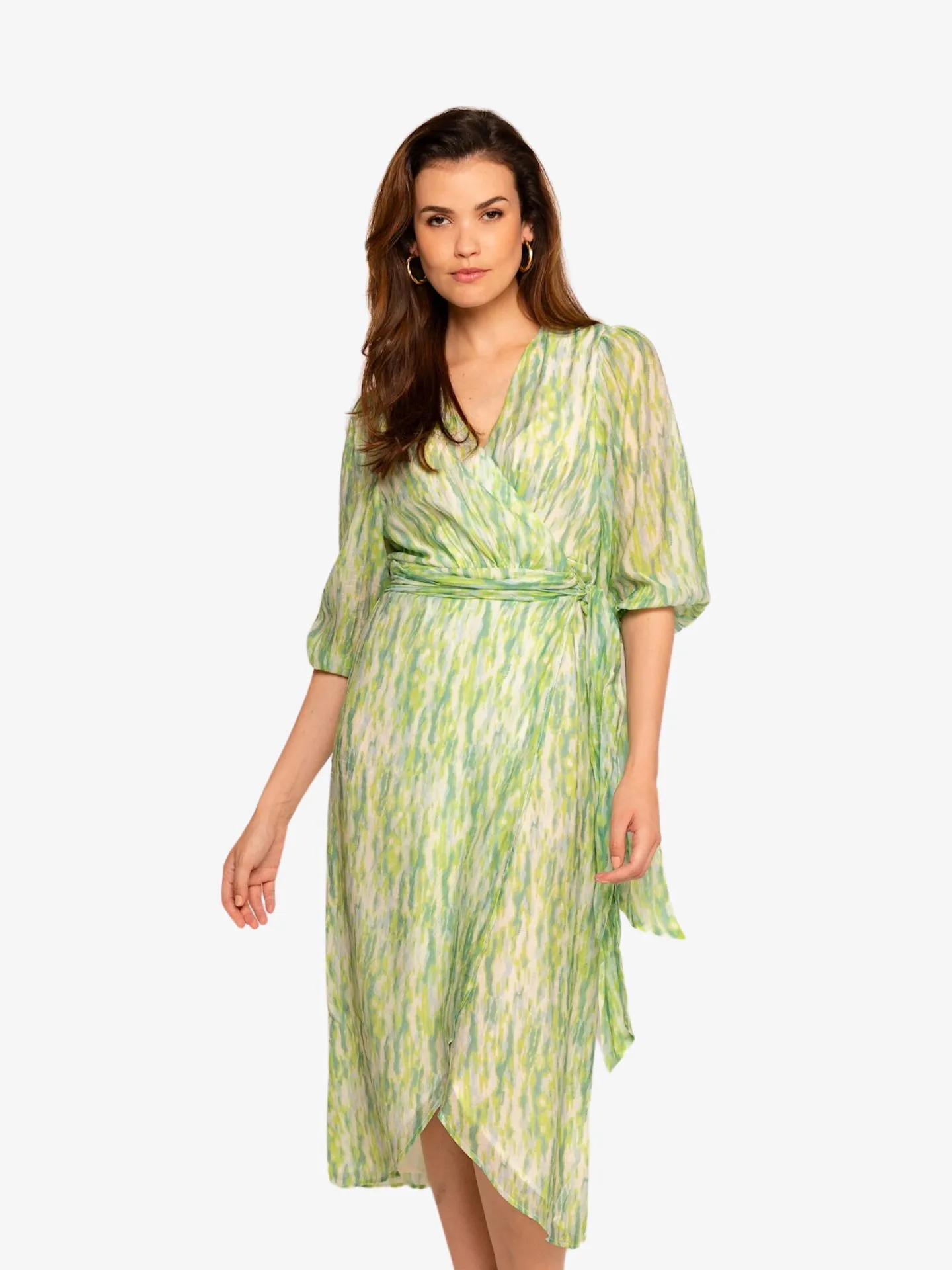 Freebird Dames jurk blossom midi