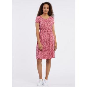 Ragwear Minikleid OLINA DRESS ORG mit Taillen Bindegürtel und floralem Alloverdruck