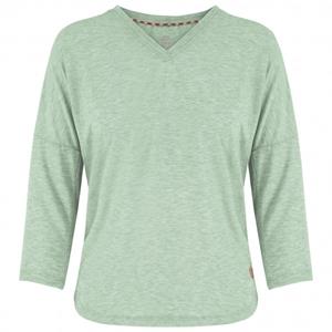 Sherpa - Women's Asha V-Neck 3/4 Sleeve Top - Longsleeve, groen