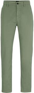 BOSS Satin Chino Groen