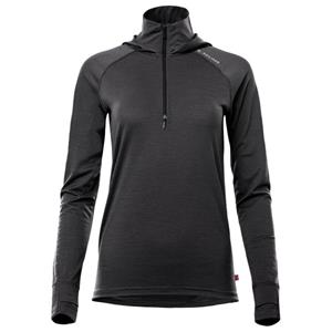 Aclima - Women's Lightwool 180 Hoodie - Merinoshirt, zwart/grijs