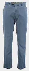 Katoenen broek Meyer Roma blauw gem&ecirc;leerd