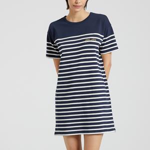 MAISON LABICHE Shirtjurk in marinestijl met borduursel GOOD VIBES