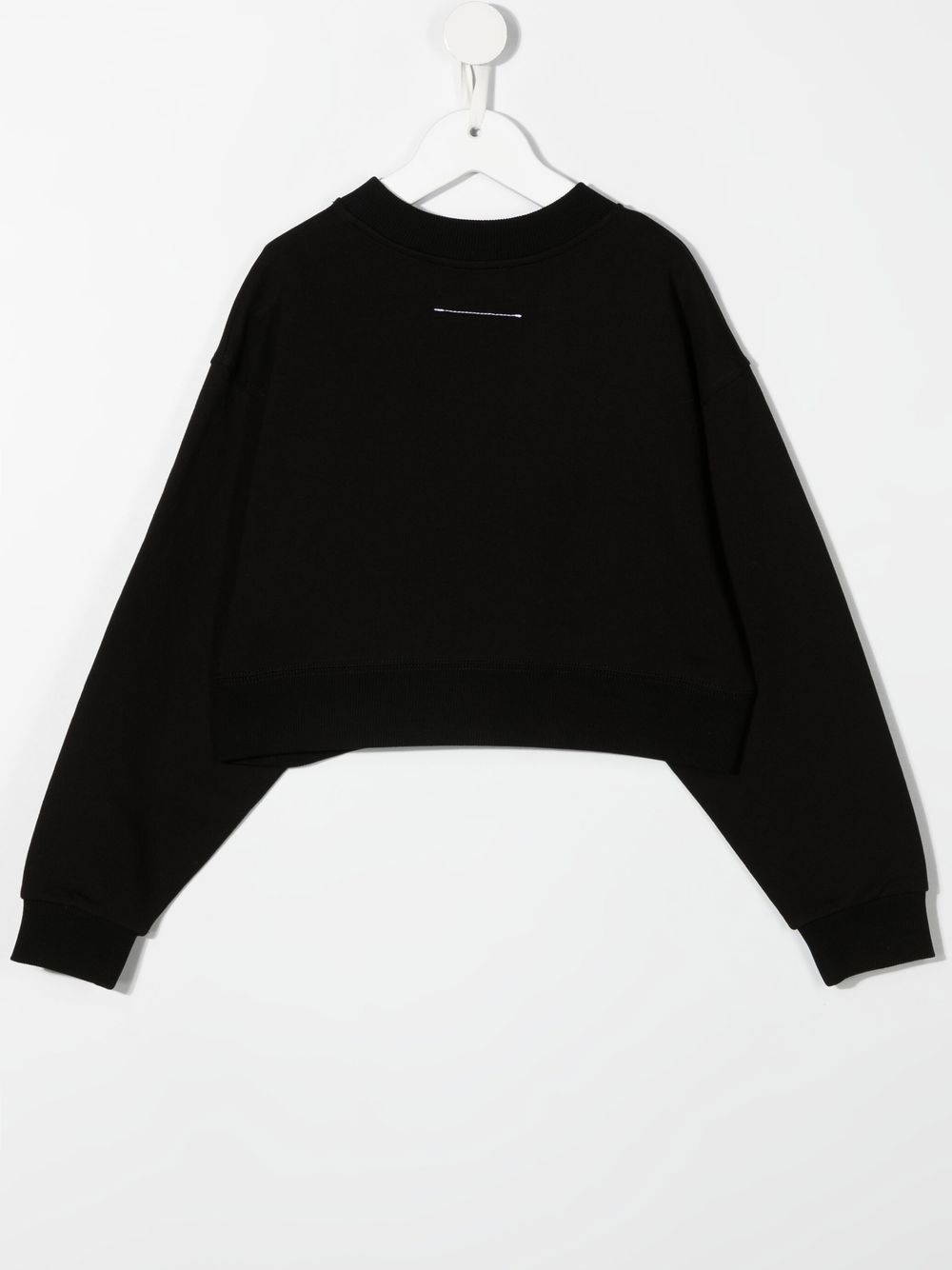 MM6 Maison Margiela Kids Sweater met logoprint - Zwart