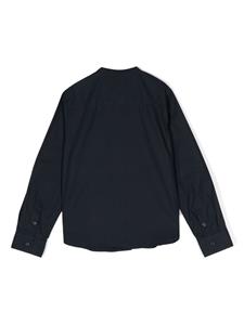 emporioarmanikids Emporio Armani Kids Katoenen shirt met geborduurd logo - Blauw