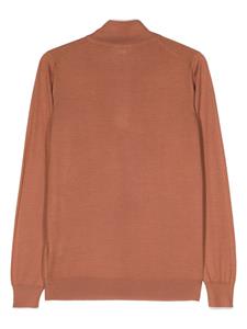 Fedeli cashmere-silk blend fine-knit jumper - Oranje