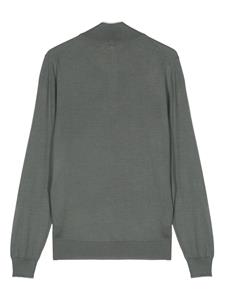 Fedeli Trui met halve rits - Blauw
