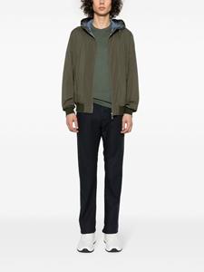 johnsmedley John Smedley Geribbeld T-shirt - Groen