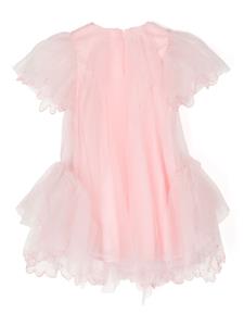 Jnby by JNBY lace-trimmed tulle dress - Roze