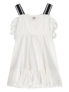 twinsetkids TWINSET Kids Jurk met ruches - Wit
